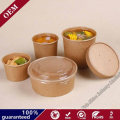 Biodegradable Kraft Food Paper Packaging Lunch Bowl